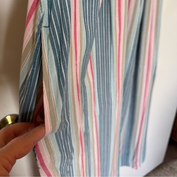 NWT Old Navy Stripe Maxi with Slit, Pockets, and Adjustable Straps in Size Med - Picture 2 of 7